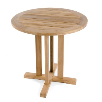 Teak Bistro Table 30 in dia