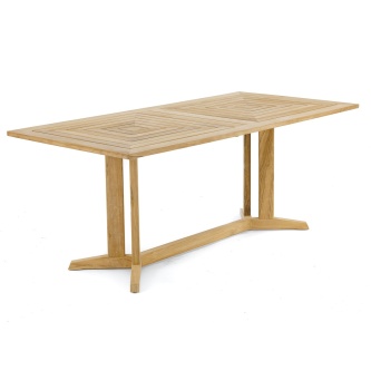 6 ft Pyramid Teak Table