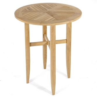 Laguna Round Teak Bar Table