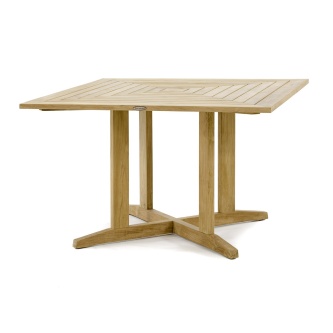 48" Pyramid Teak Table