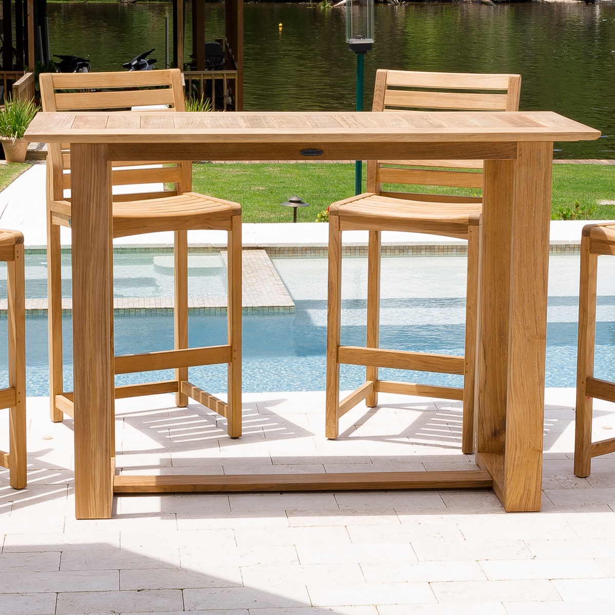 Horizon Teak Bar Table
