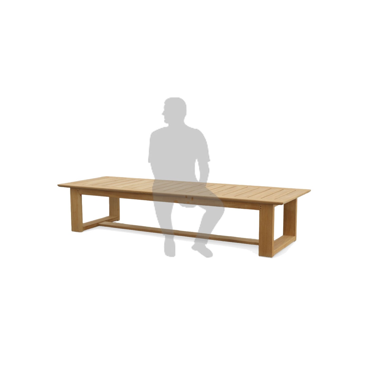 Horizon High-Chaise Lounge Bench