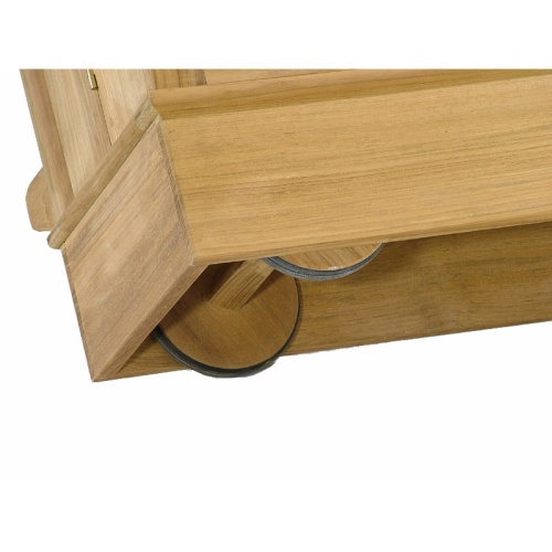 Somerset Teak Bar Foldable with Wheels - Picture K