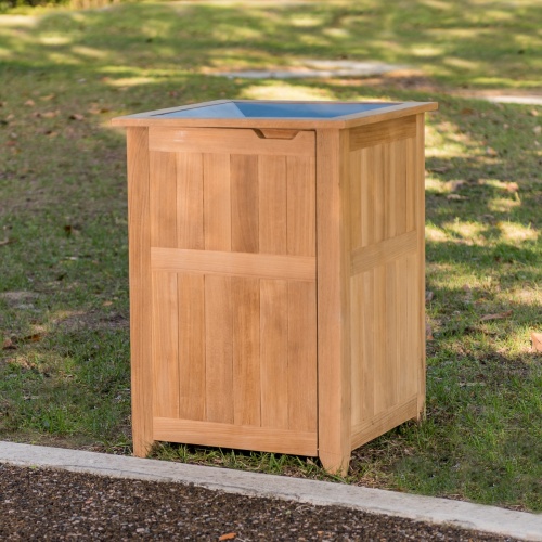 Palazzo I Teak Receptacle - Picture D