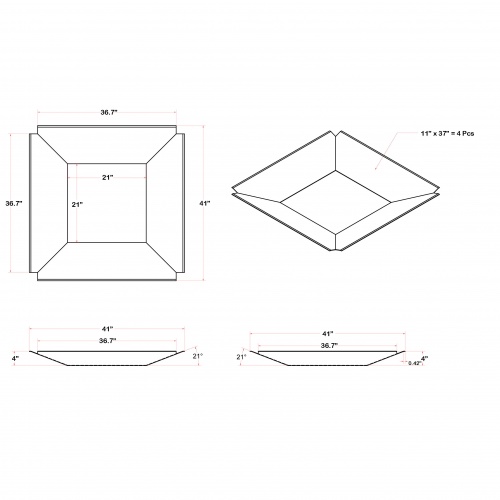 Palazzo III Aluminum Top Lid - Picture C