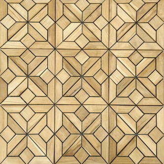 Fez Teak Tiles (12" x 12")