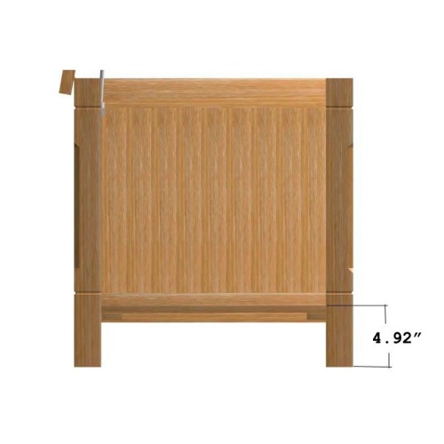 5 ft Somerset Teak Storage Box - Picture M