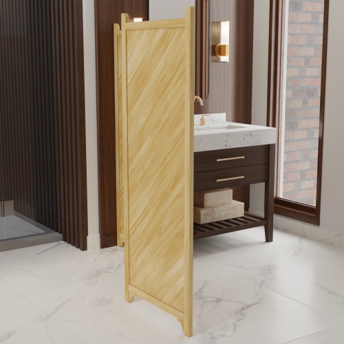 Teak Privacy Shoji Screen - Picture C