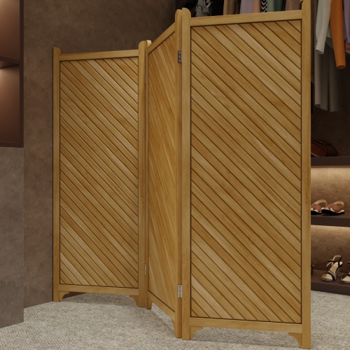 Teak Privacy Shoji Screen - Picture D
