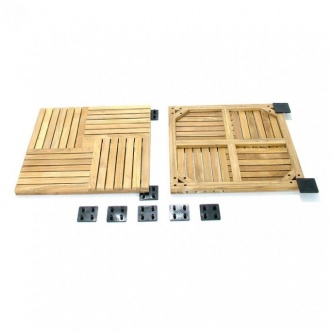 Parquet Teak Door Mats