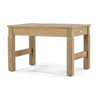 24" Teak Shower Stool