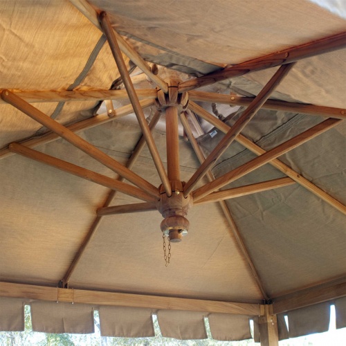 Westminster Teak Premium, High End Teak Wood Gazebo - Picture F