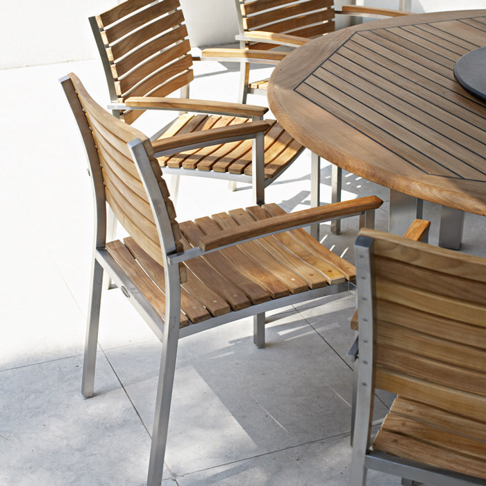 4 pc Vogue Stacking Armchair Set