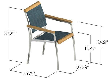 SS Kelly Stackable Armchair - Picture N