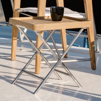 Odyssey Ottoman w/ Serving Tray