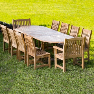 11 pc Montserrat Veranda Teak Dining Set