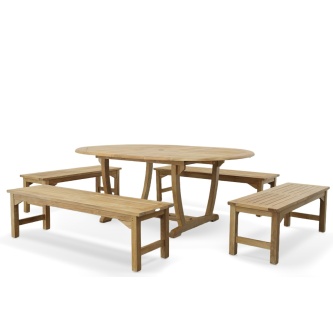 Martinique Teak Picnic Set