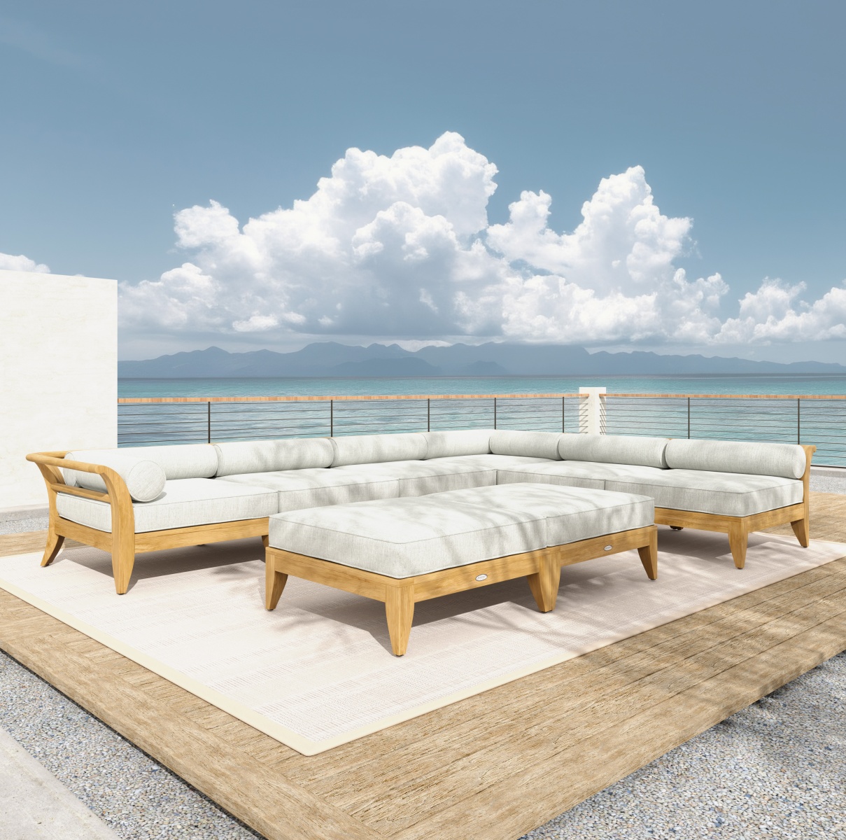Aman Dais 8 pc Daybed