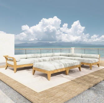 Aman Dais 8 pc Daybed