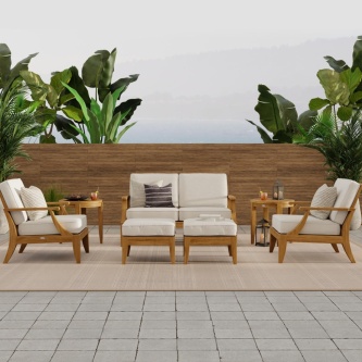 Laguna 7 pc 66 inch Sofa Set