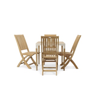 5 pc Bloom Barbuda Teak Dining Set
