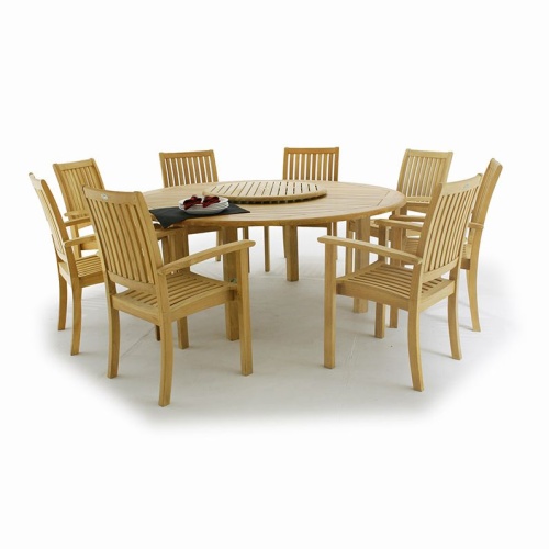 9 pc Buckingham Sussex Teak Dining Set - Picture N