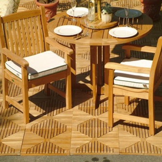 5pc Veranda Barbuda Teak Dining Set