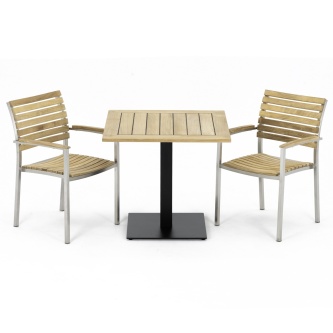 Vogue 3 pc Teak Bistro Set