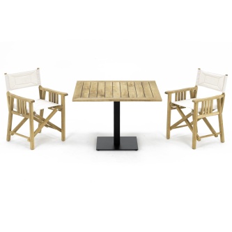 Barbuda 3 pc Teak Bistro Director Set