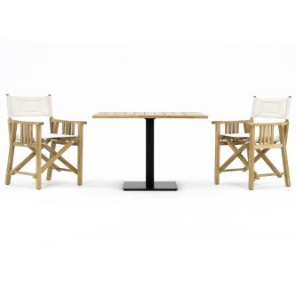 Barbuda 3 pc Teak Bistro Director Set