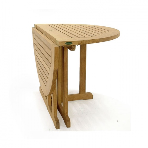 Barbuda Sumatra Folding Teak Dining Set - Picture D