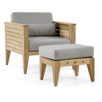 Craftsman Chair & Ottoman Set