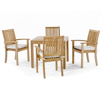 5 pc Sussex Teak Dining Set
