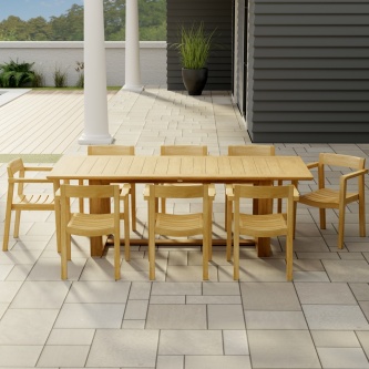 Horizon 9 pc Teak Dining Set