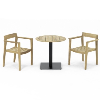 Horizon 3 pc Teak Bistro Set