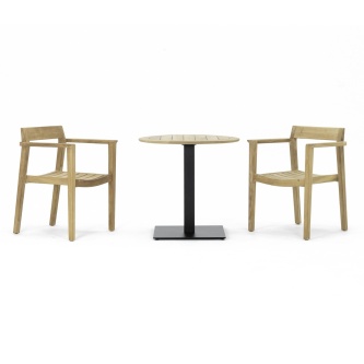 Horizon 3 pc Teak Bistro Set