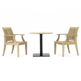Laguna 3 pc Teak Bistro Set