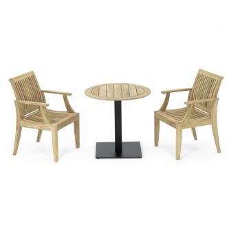 Laguna 3 pc Teak Bistro Set
