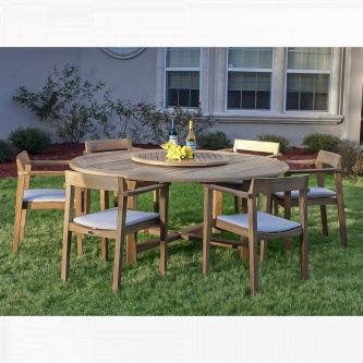 7 pc Buckingham Horizon Teak Set