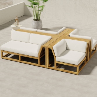 4 pc Centerpiece Sofa Set