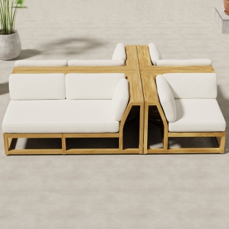 4 pc Centerpiece Sofa Set