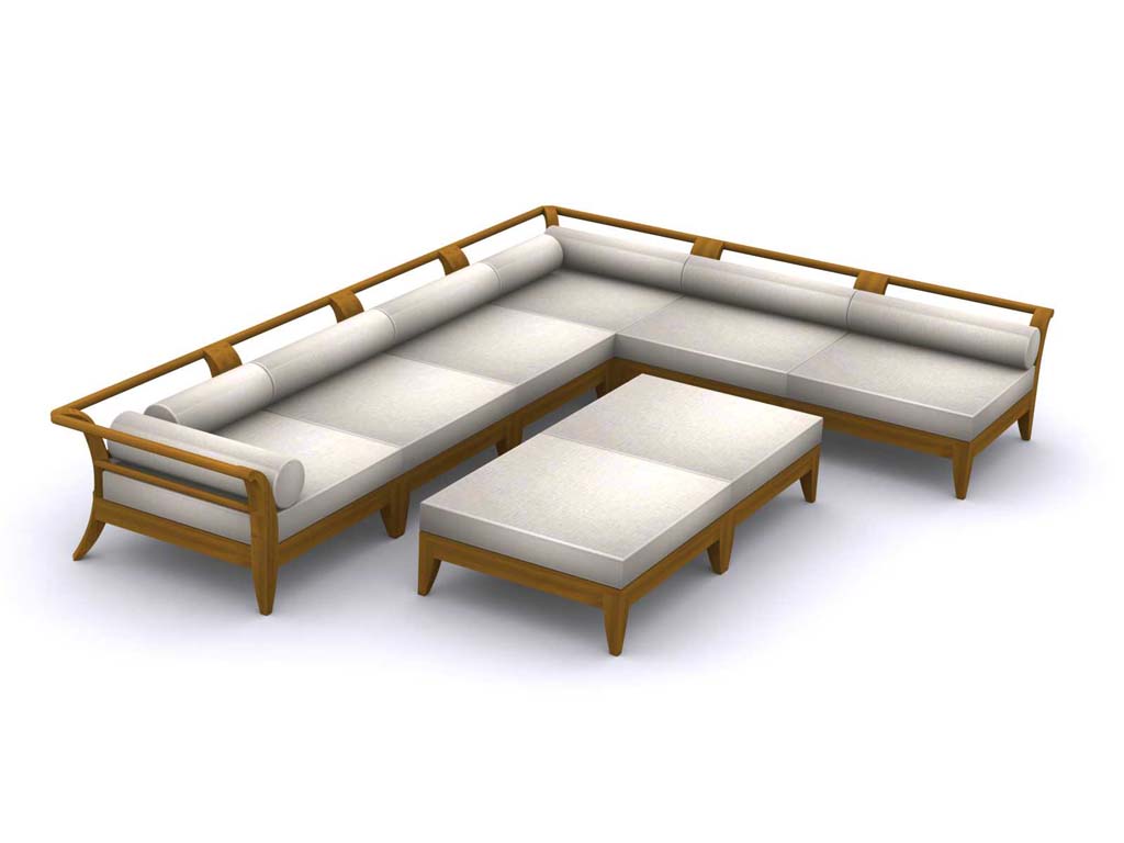 Aman Dais 11 pc L Lounge Set