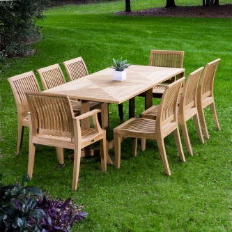 9pc Laguna Pyramid Dining Set