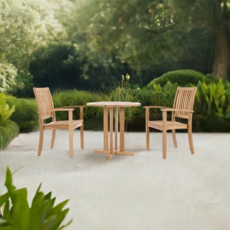 Sussex 3 pc Teak Bistro Set