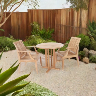 3 pc Laguna Teak Bistro Set