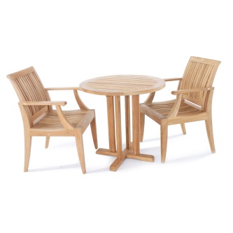 3 pc Laguna Teak Bistro Set