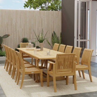 Grand Laguna 13 pc Teak Dining Set