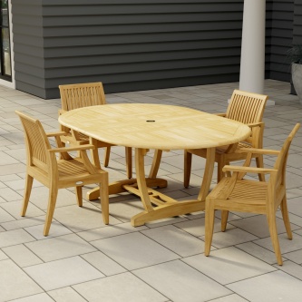 Martinique 5 pc Dining Set
