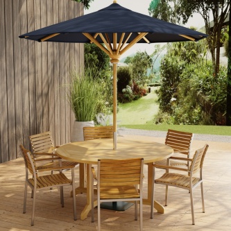 7 pc Barbuda Vogue Teak Dining Set