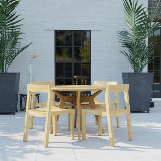 Horizon Surf 5 pc Cafe Dining Set